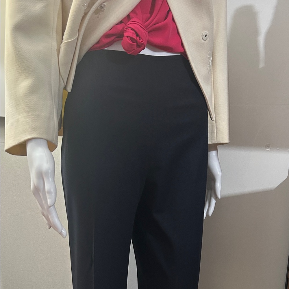 Chic navy blue Straight Leg Women's Pants